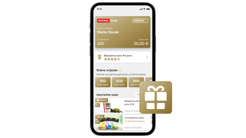 Pregledajte dobivene pogodnosti i kupujte po nižoj cijeni