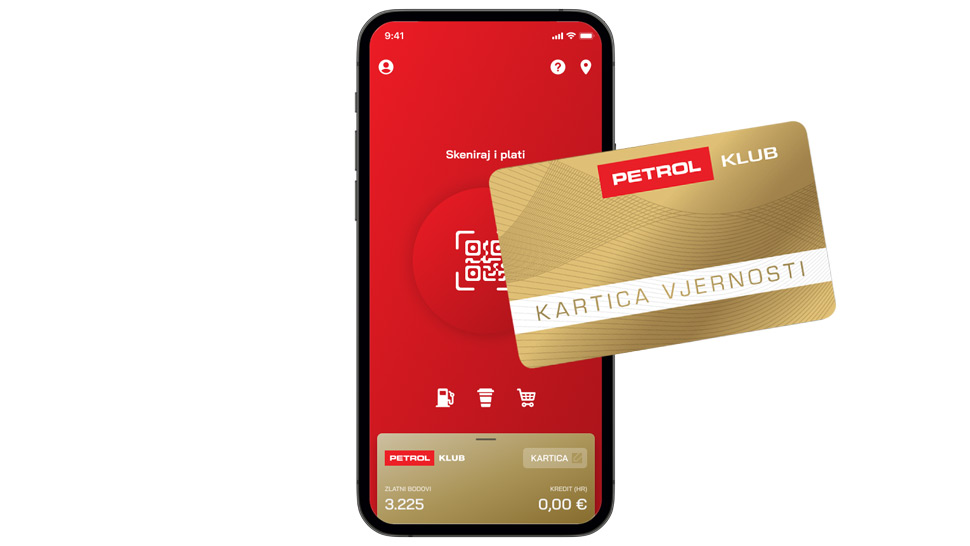 Fizičku Petrol klub karticu zamijenite telefonom